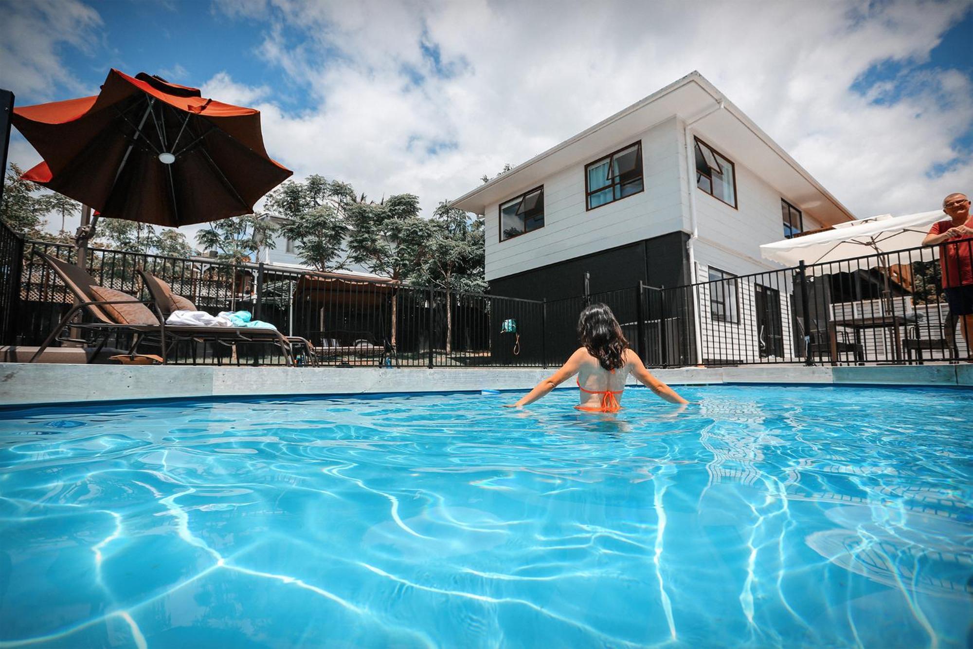 Swimming Pool Holiday Villa Auckland Exteriér fotografie